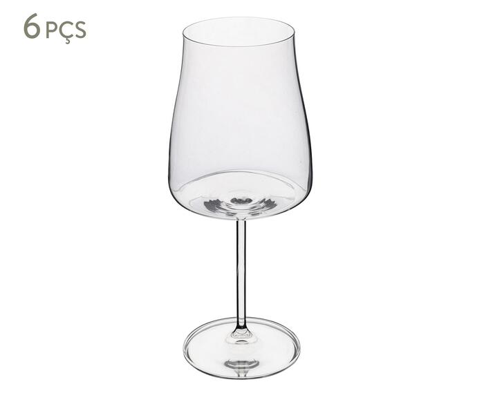 Jogo de Ta&ccedil;as para Vinho em Cristal Alex image number 0