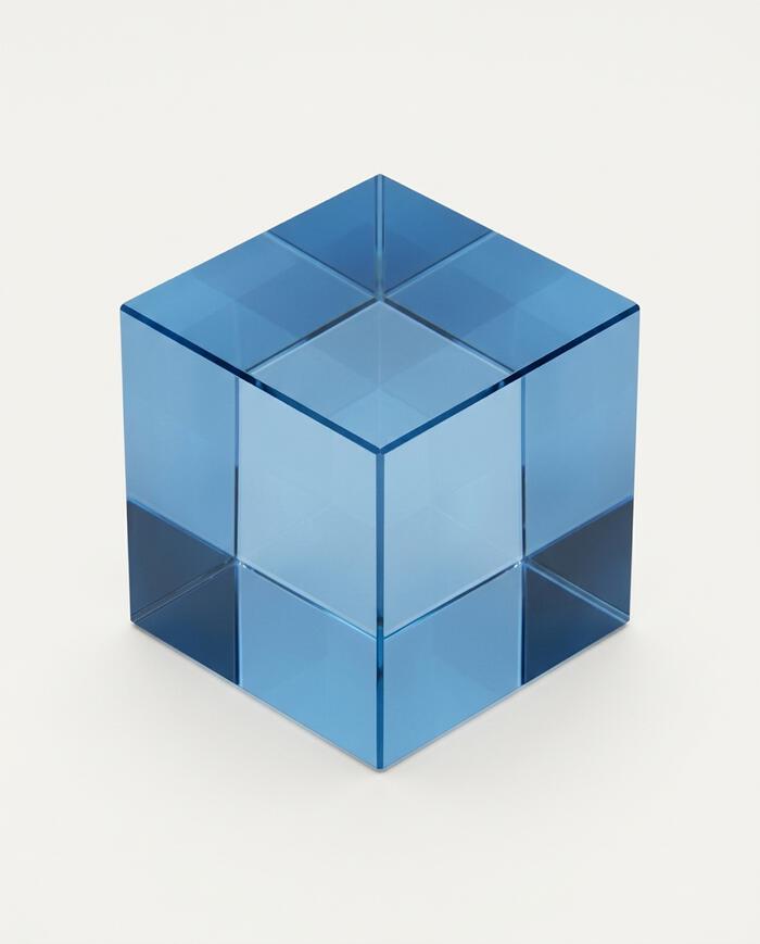 Adorno em Cristal Sarigazi - Azul image number 4