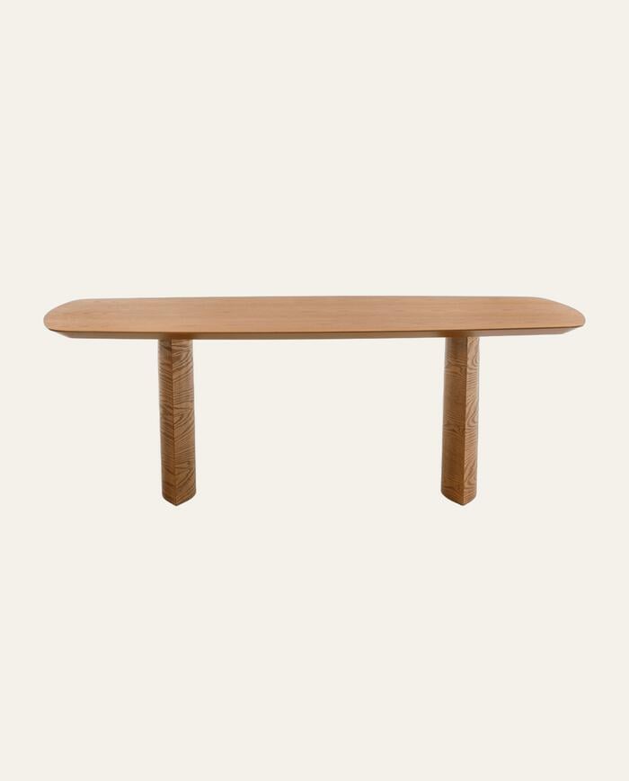 Base de Jantar com Tampo Capri Carvalho Am&ecirc;ndoa - image 0