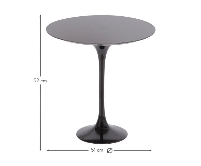 Mesa Saarinen Lateral S&atilde;o Gabriel Base Preta image number 3