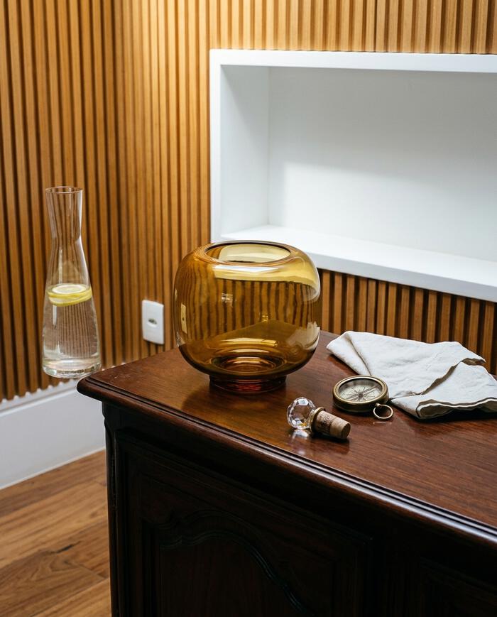 Vaso Decorativo Nolven &Acirc;mbar - image 1