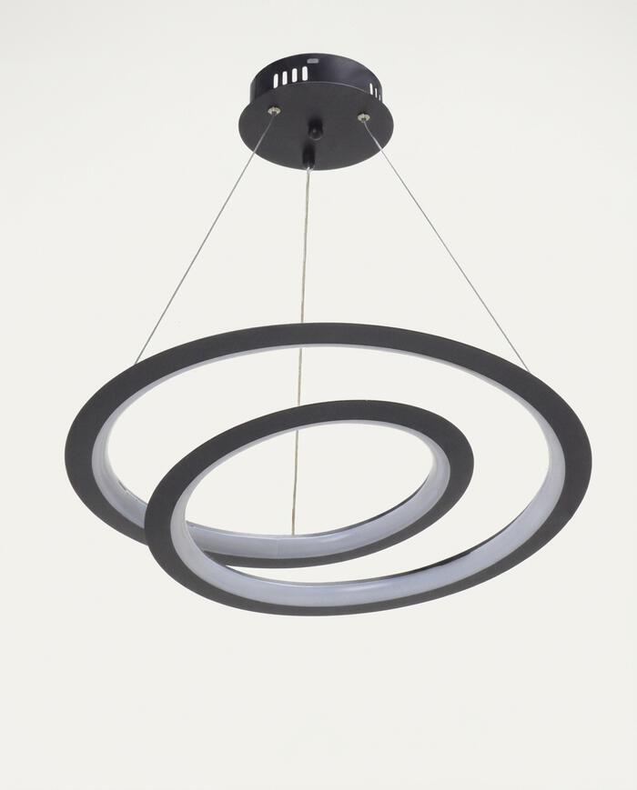 Lumin&aacute;ria de Teto Preto Bivolt - image 0