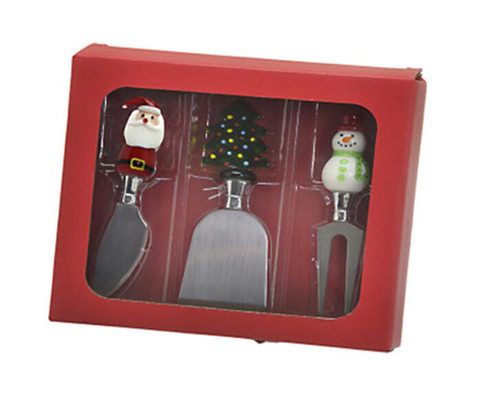 Trio de Talheres para Queijo Mini &Aacute;rvore - image 1