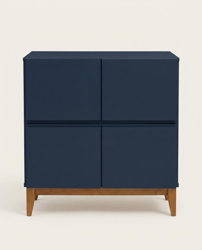 Buffet 4 Portas Home Azul Escuro - image 0