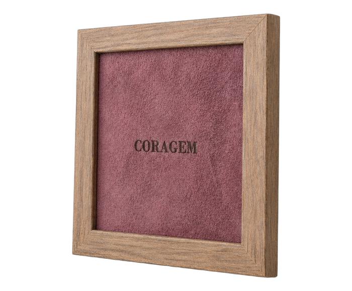 Quadro "Coragem" Camur&ccedil;a Vinho - image 1