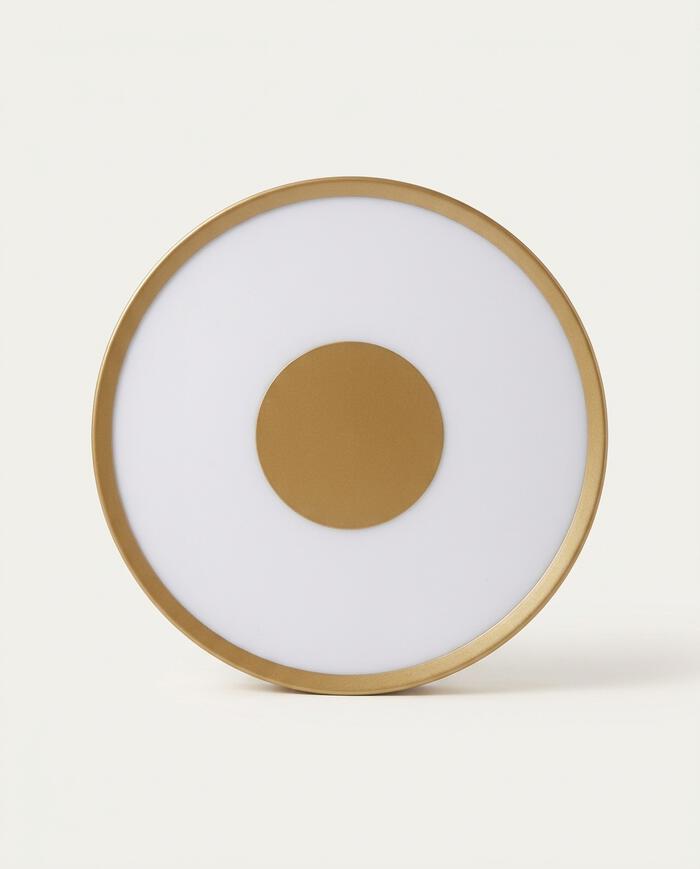 Plafon Led Ballon Dourado Ono Bivolt - image 0