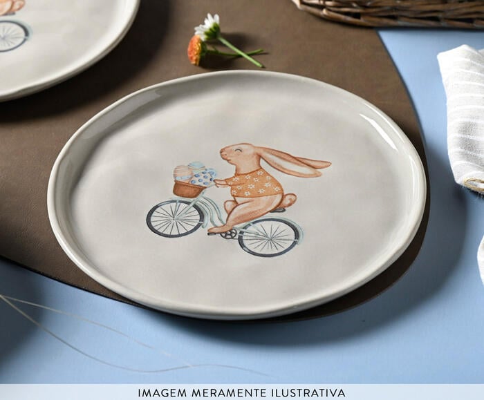 Jogo de Pratos para Sobremesa Bio Sweet Road image number 3