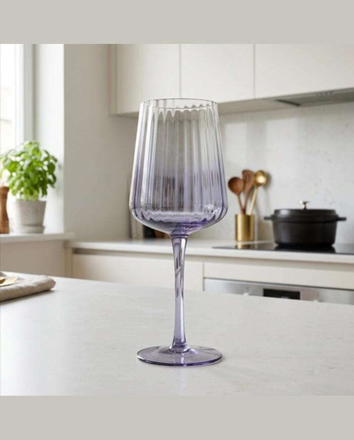 Jogo de Ta&ccedil;as para Vinho Musa Azul image number 3