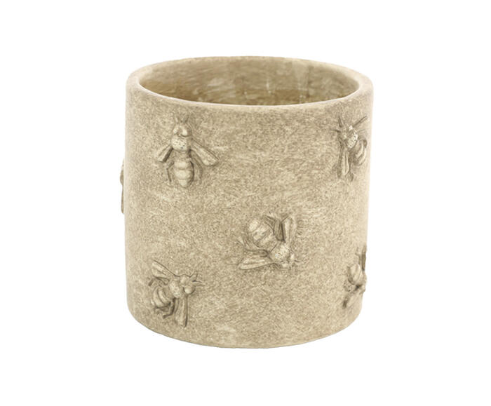 Cachepot Bees Marrom Pequeno - image 0