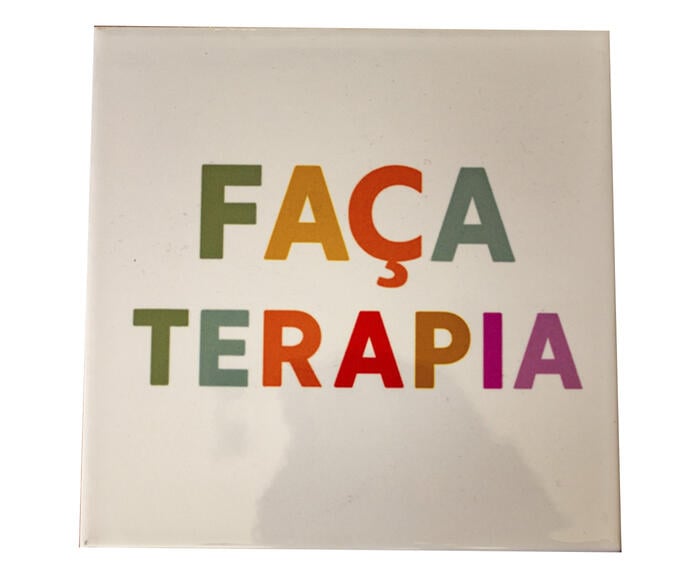 Azulejo Decorativo "Fa&ccedil;a Terapia" - image 0