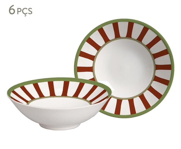 Jogo de Bowls Spezie Vermelho - image 0