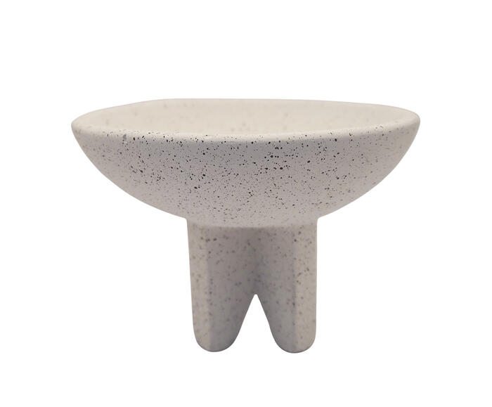 Centro de Mesa com P&eacute; Ibiza Branco Pequeno - image 0