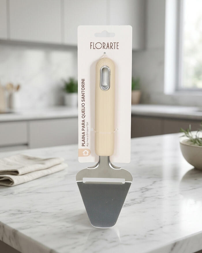 Plaina para Queijo em A&ccedil;o Inox Santorini Bege - image 1