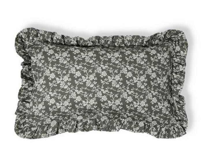 Capa de Almofada Retangular Estampada com Babados Floral Dora - image 0