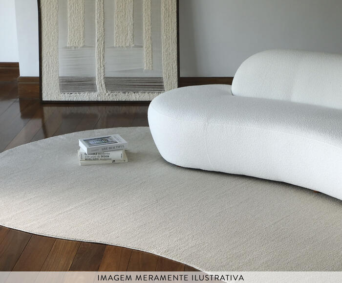 Tapete Org&acirc;nico Nuvola Bean Prata image number 2
