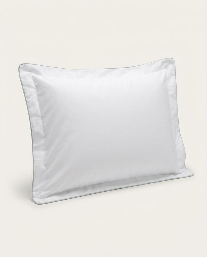 Fronha Basics em Vivo Branco e Verde Menta 200 Fios image number 3