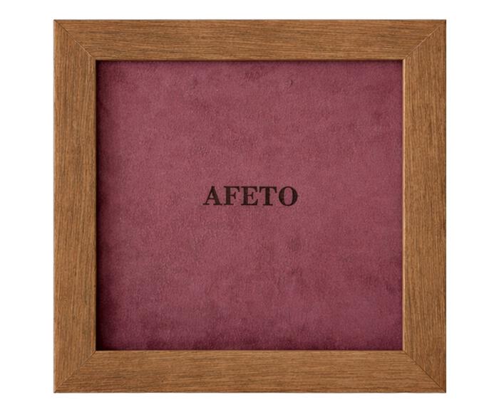 Quadro "Afeto" Camur&ccedil;a Vinho - image 0