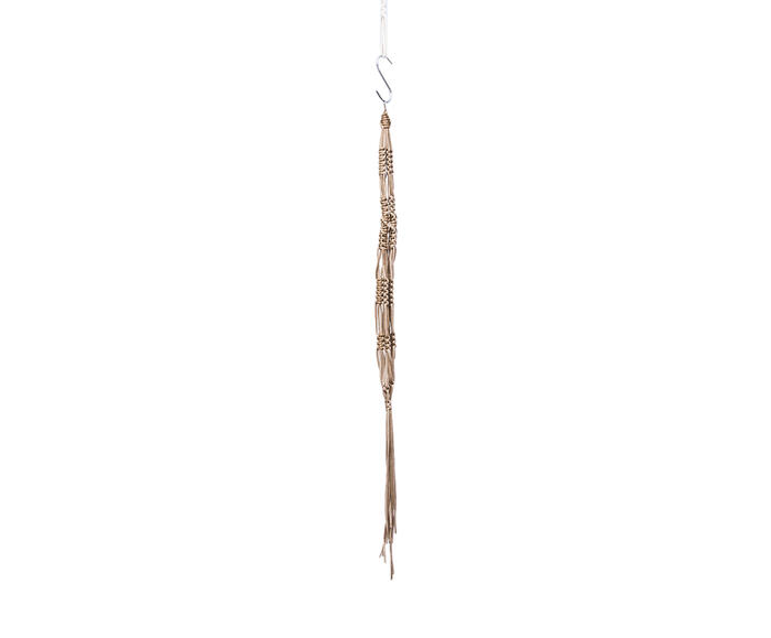 Hanger em Macram&ecirc; Dna Dourado - image 1