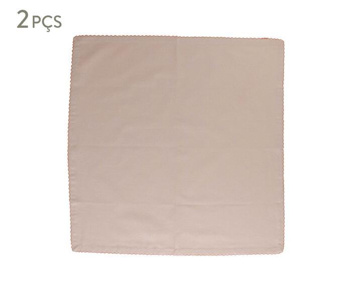 Jogo de Guardanapos Cotton Rosa - image 0