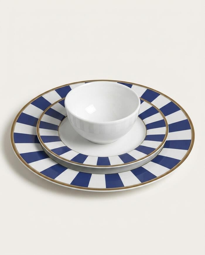 Jogo de Jantar Guidi Stripe Azul - image 1