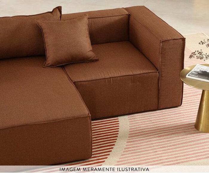 Sof&aacute; 2 M&oacute;dulos Chaise Esquerdo Mensa image number 8