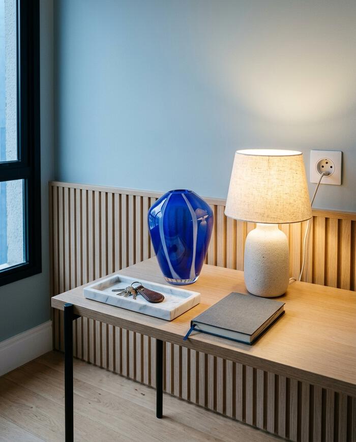 Vaso de Vidro Rodermark Azul II image number 4