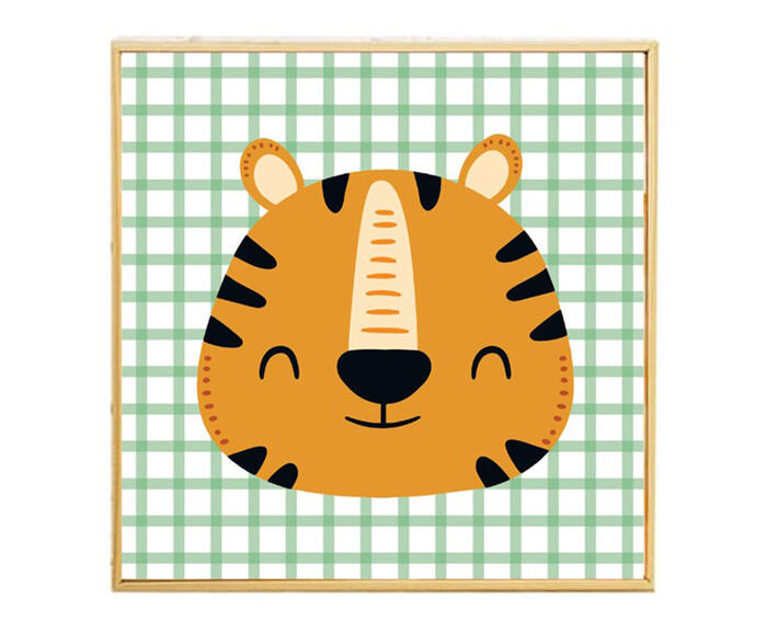 Quadro Tigre Verde - image 0