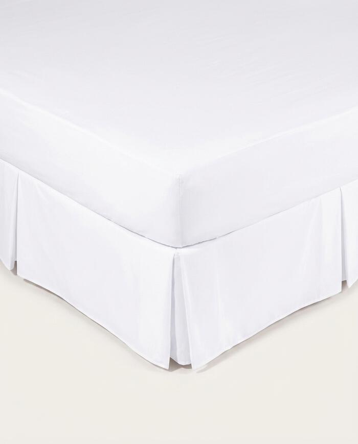 Saia para Cama Box com Pregas Colors Branca 200 Fios image number 7