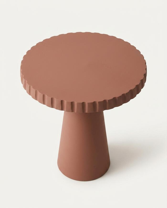 Mesa Lateral de Metal Rhea Rosa image number 6