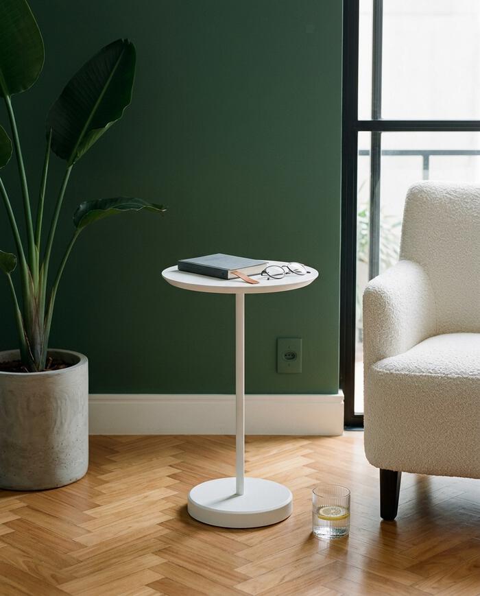 Mesa Lateral Yca Branco image number 2