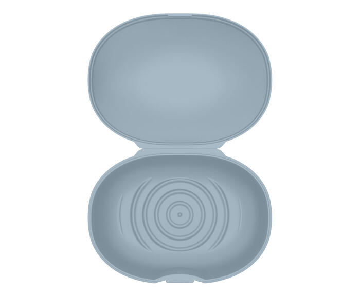 Saboneteira Soft - Azul Glacial Fechado - image 1