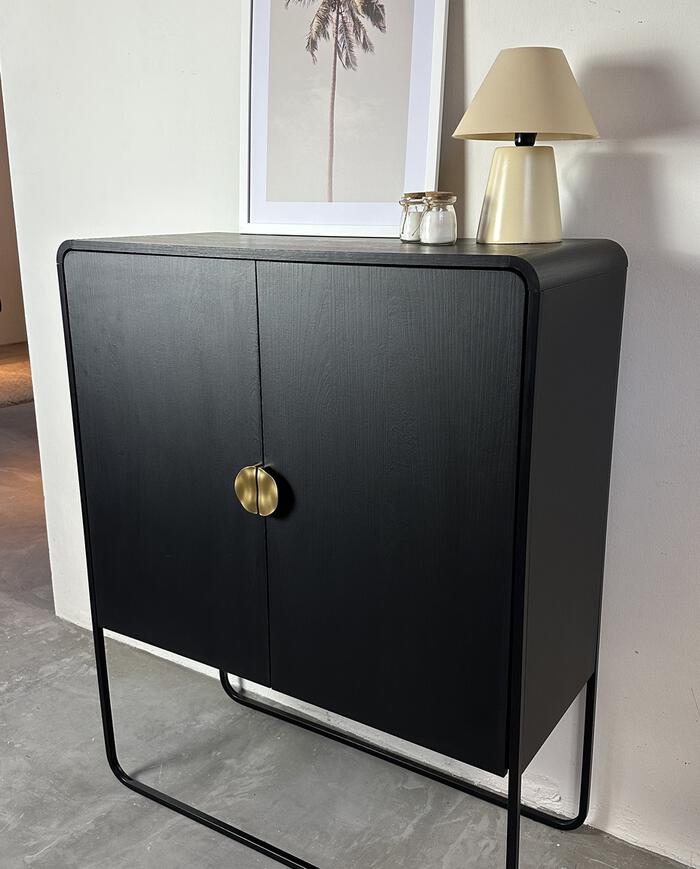 Balc&atilde;o Buffet Luna II- Nero - image 1