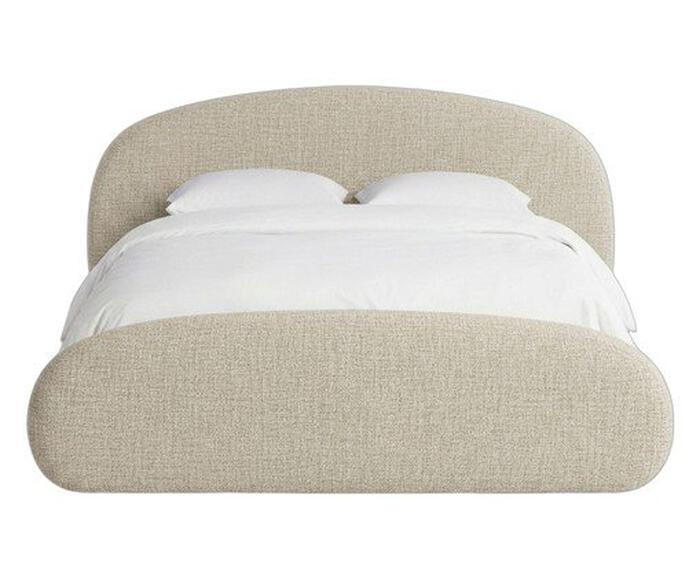 Cama C&eacute;u Linho Bege Casal - image 1