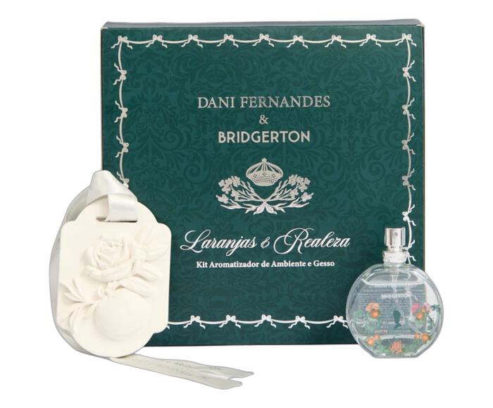 Jogo de Aromatizador e Gesso Laranjas e Realeza - image 0