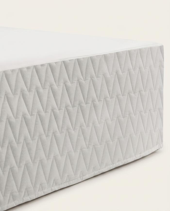 Saia para Cama Box Matel Branca 200 Fios - image 0