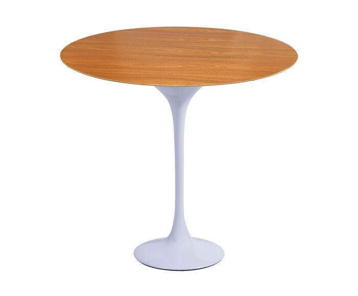 Mesa Saarinen Lateral Oval Freij&oacute; Base Branca image number 0