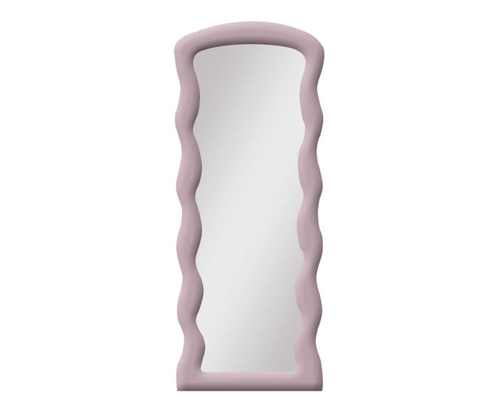 Espelho de Ch&atilde;o em Veludo Berlim Rosa - image 0