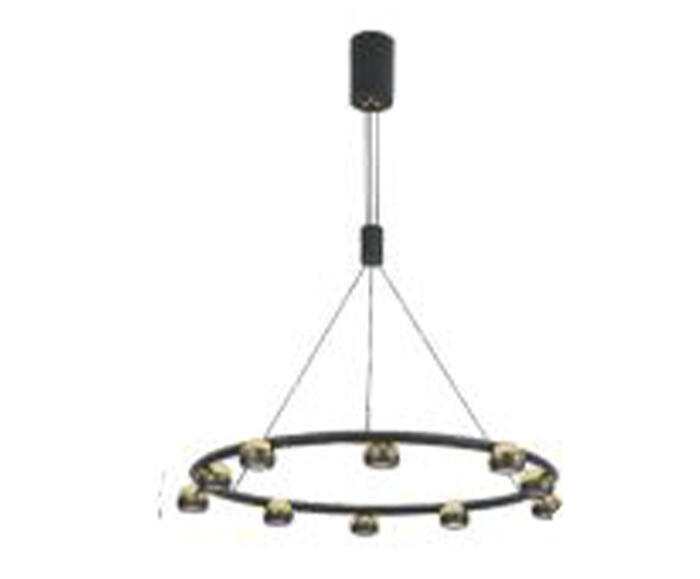 Pendente em Led 5W Oto Preto e Rose Gold image number 0