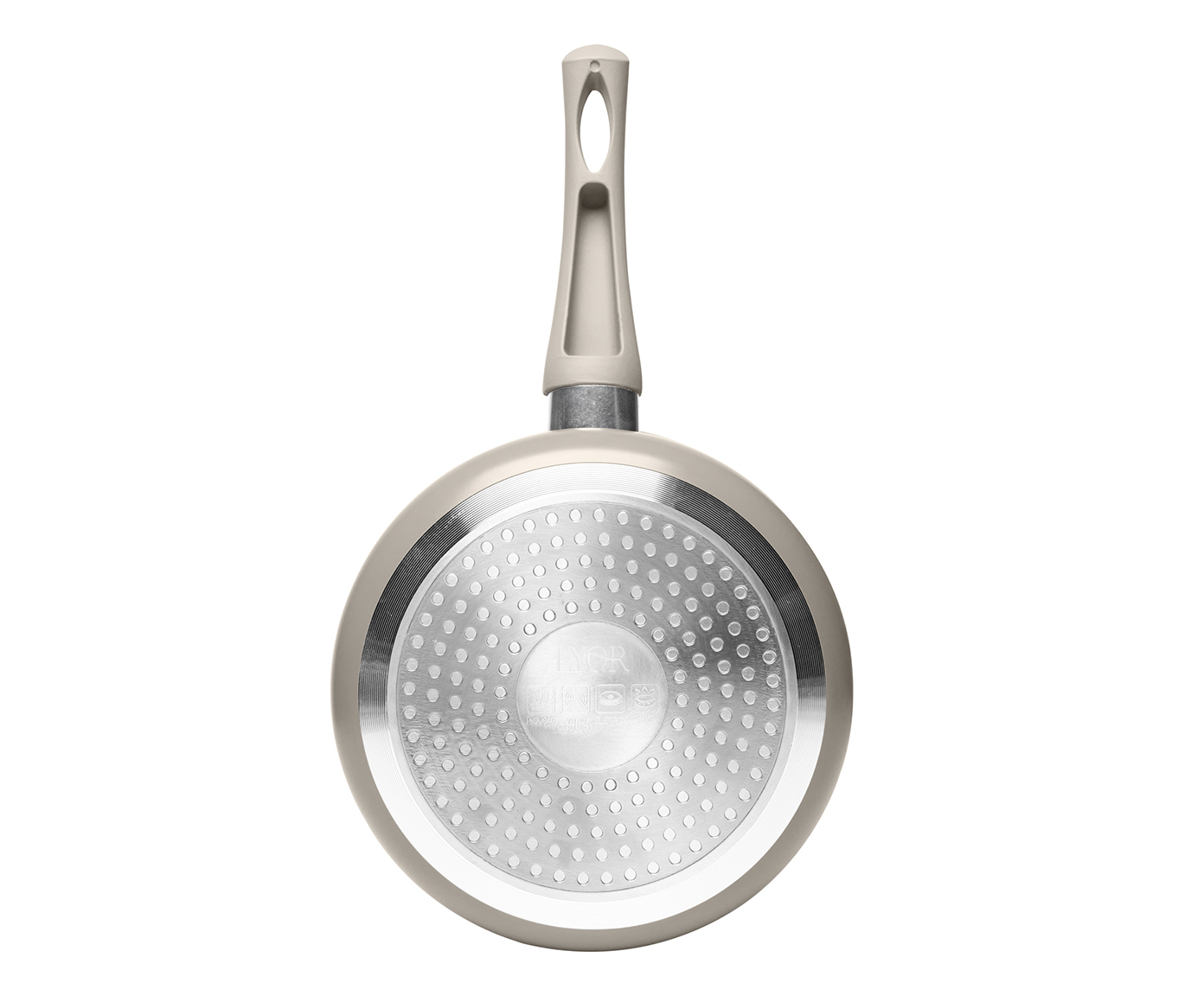 Panela de Indu&ccedil;&atilde;o com Tampa de Vidro Taupe I - image 1