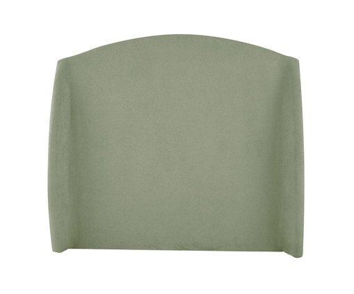 Cabeceira em Boucle Aveludado Smooth Verde image number 9