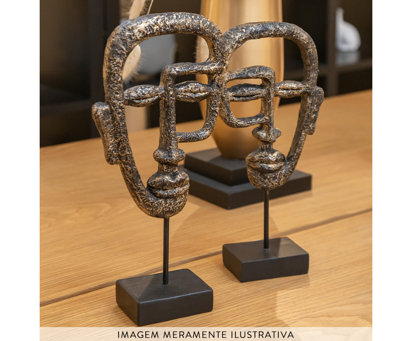 Adorno Face Preto image number 1