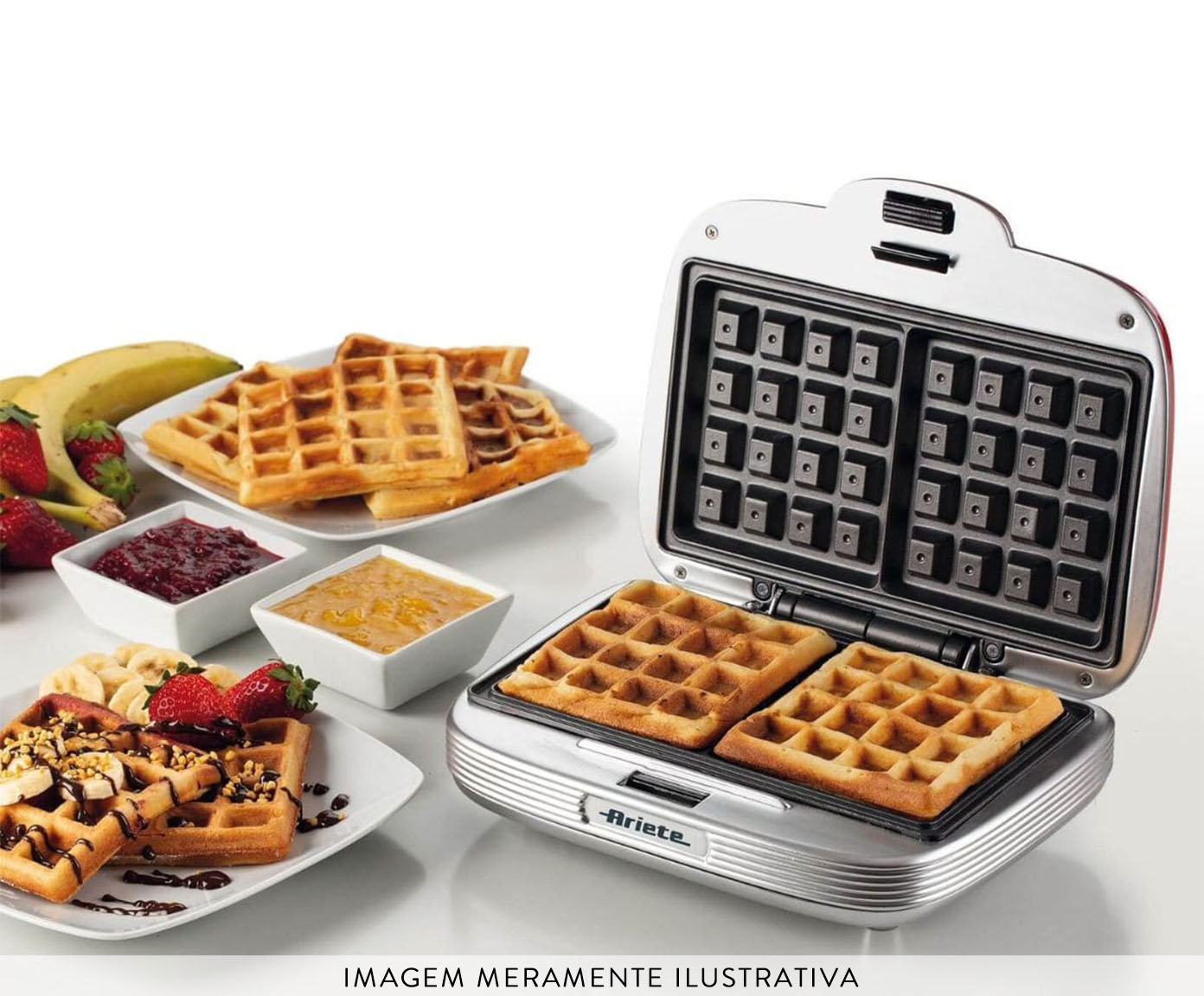 M&aacute;quina de Waffle Retr&ocirc; Party Time image number 2