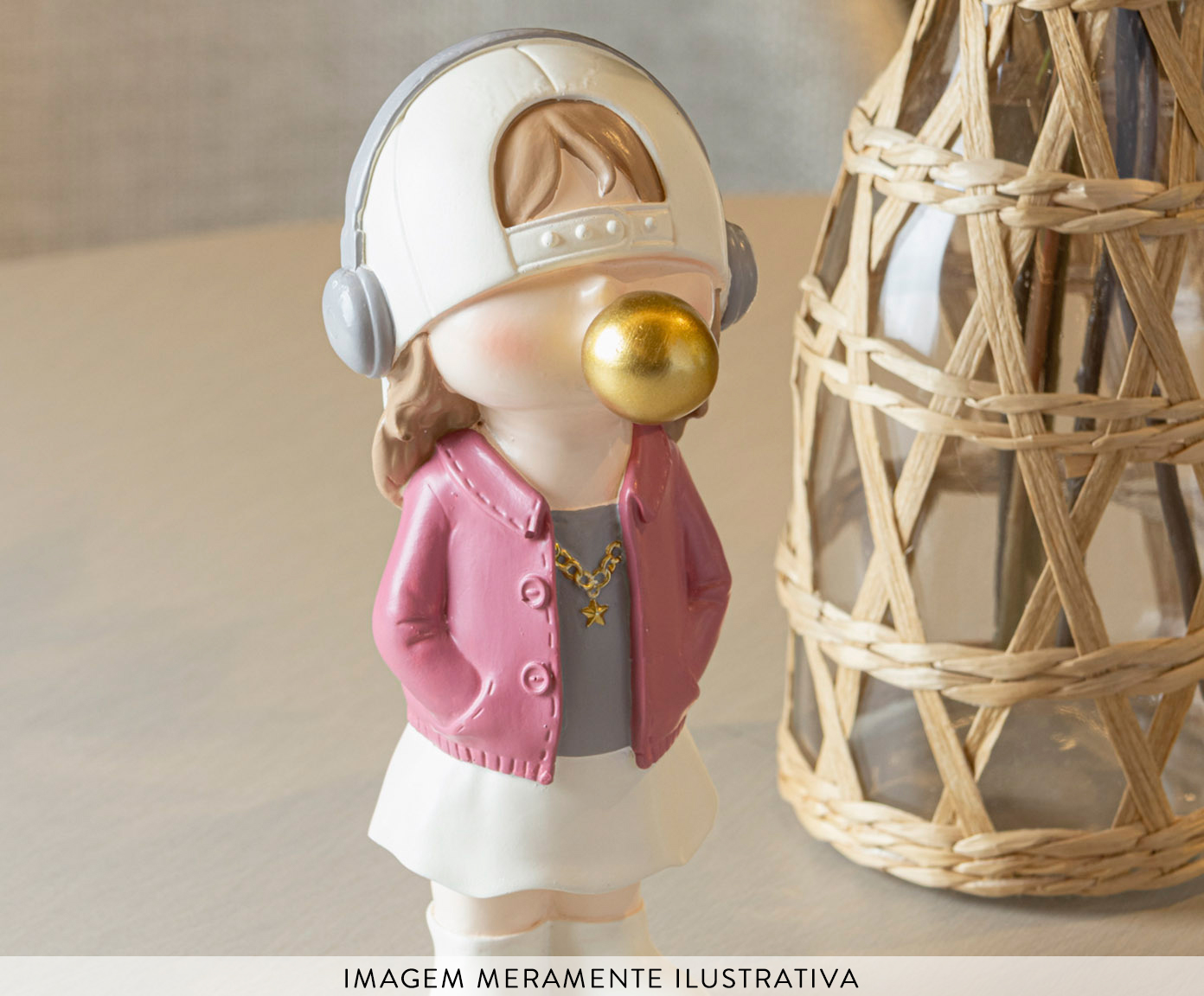Figura Decorativa Candy Girl image number 2