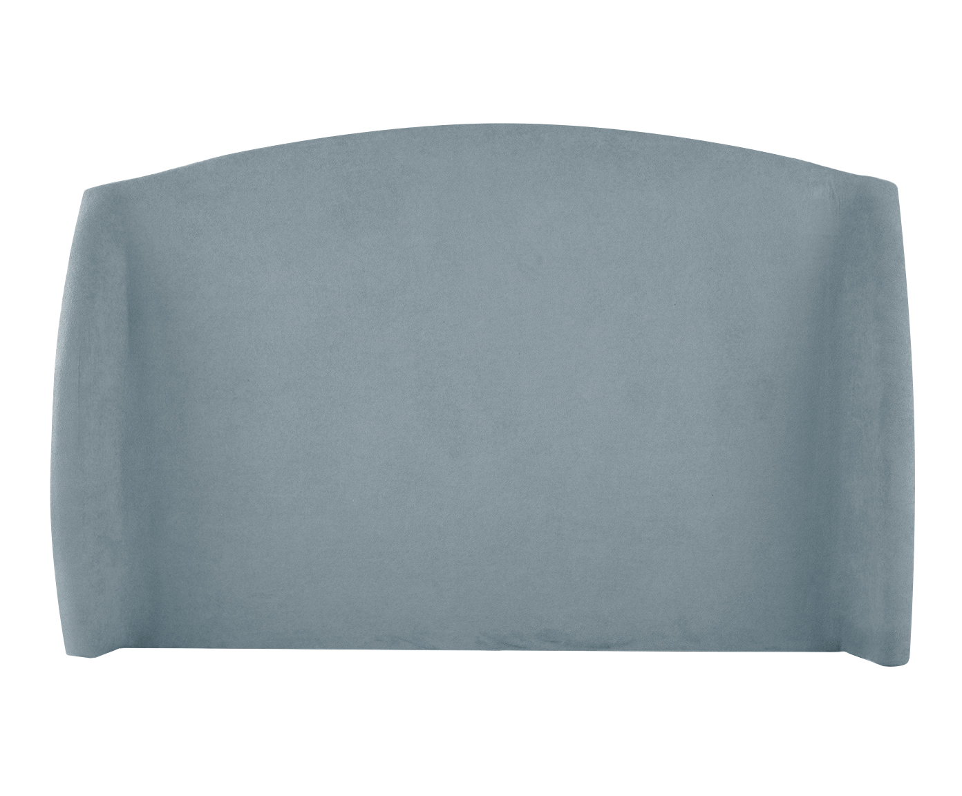 Cabeceira em Boucle Aveludado Smooth Azul image number 0