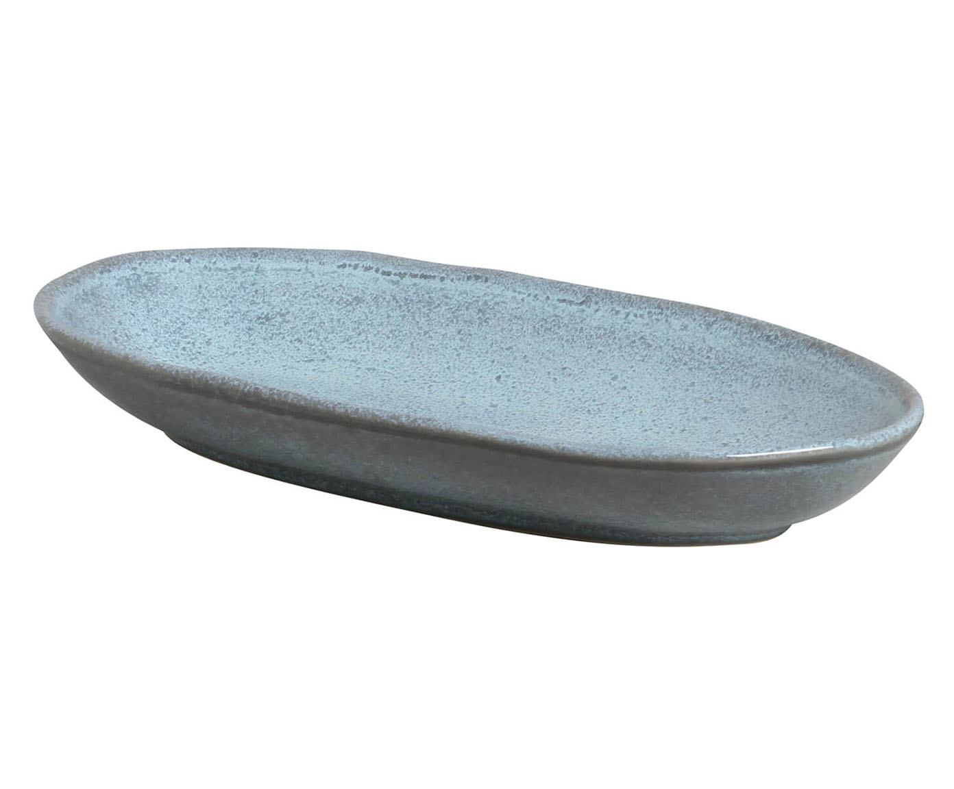 Jogo de Travessas Oval Funda Org&acirc;nico Breeze Azul Claro - image 1