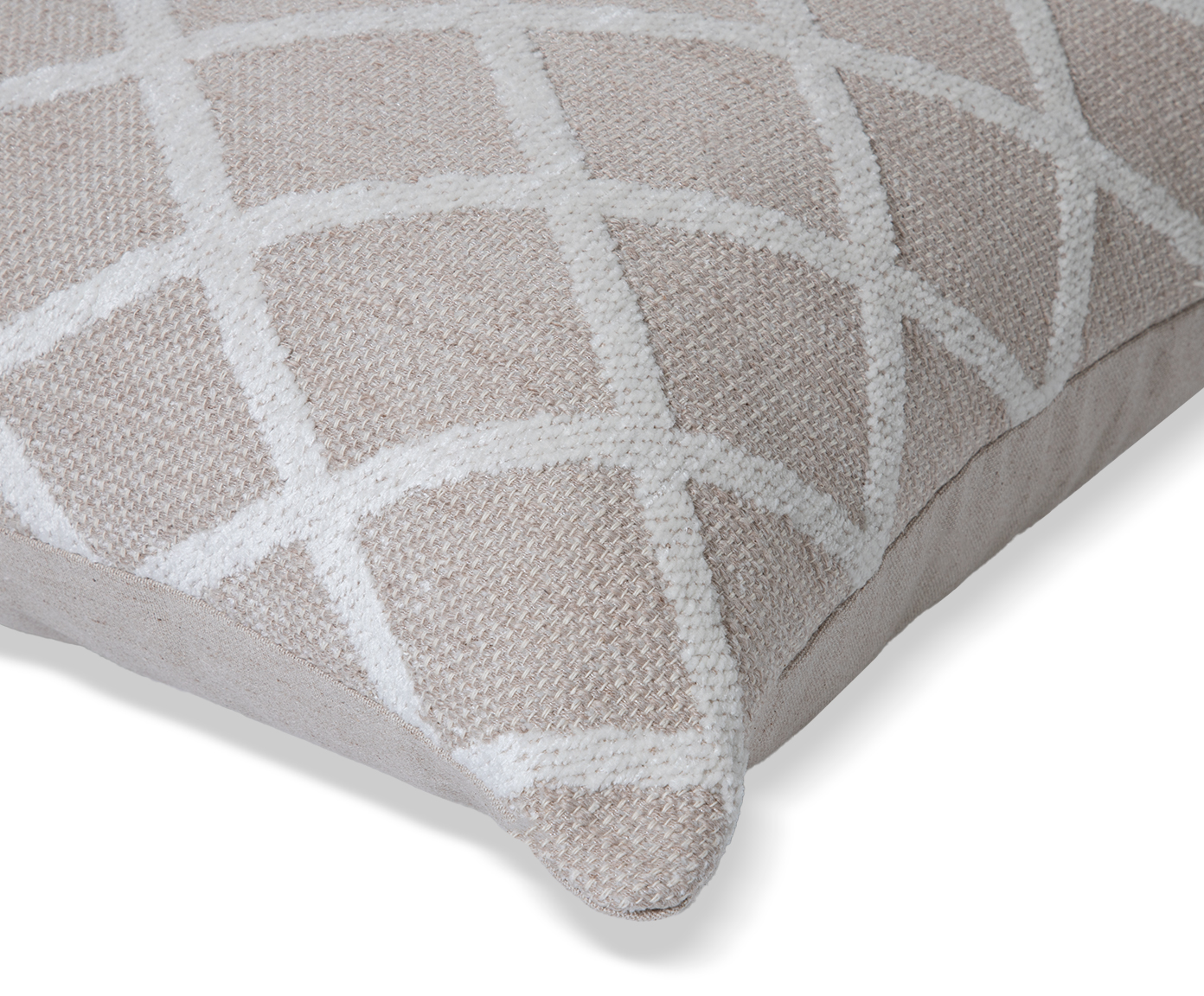 Capa de Almofada Jacquard Losango Relevo Tassel image number 4