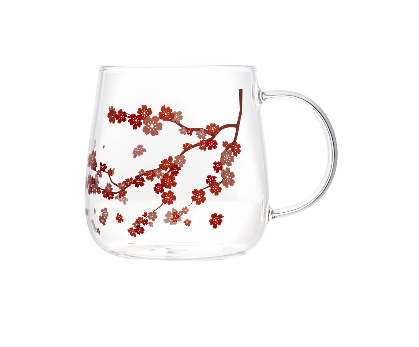 Caneca com Tampa e Colher Sakura image number 4