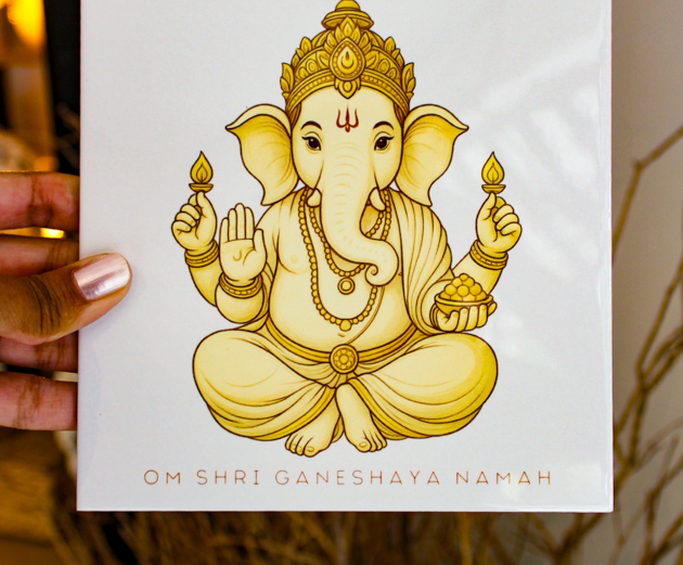 Azulejo Decorativo "Ganesha" image number 3