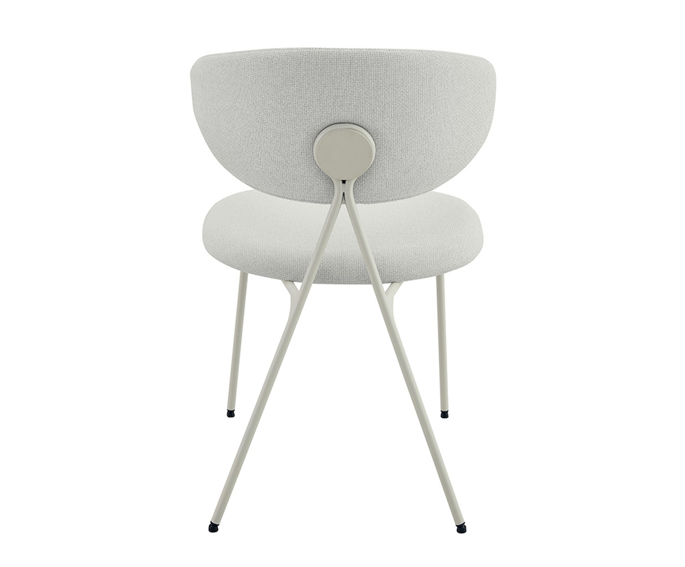 Cadeira Pilar Tecido Base Off White - image 1