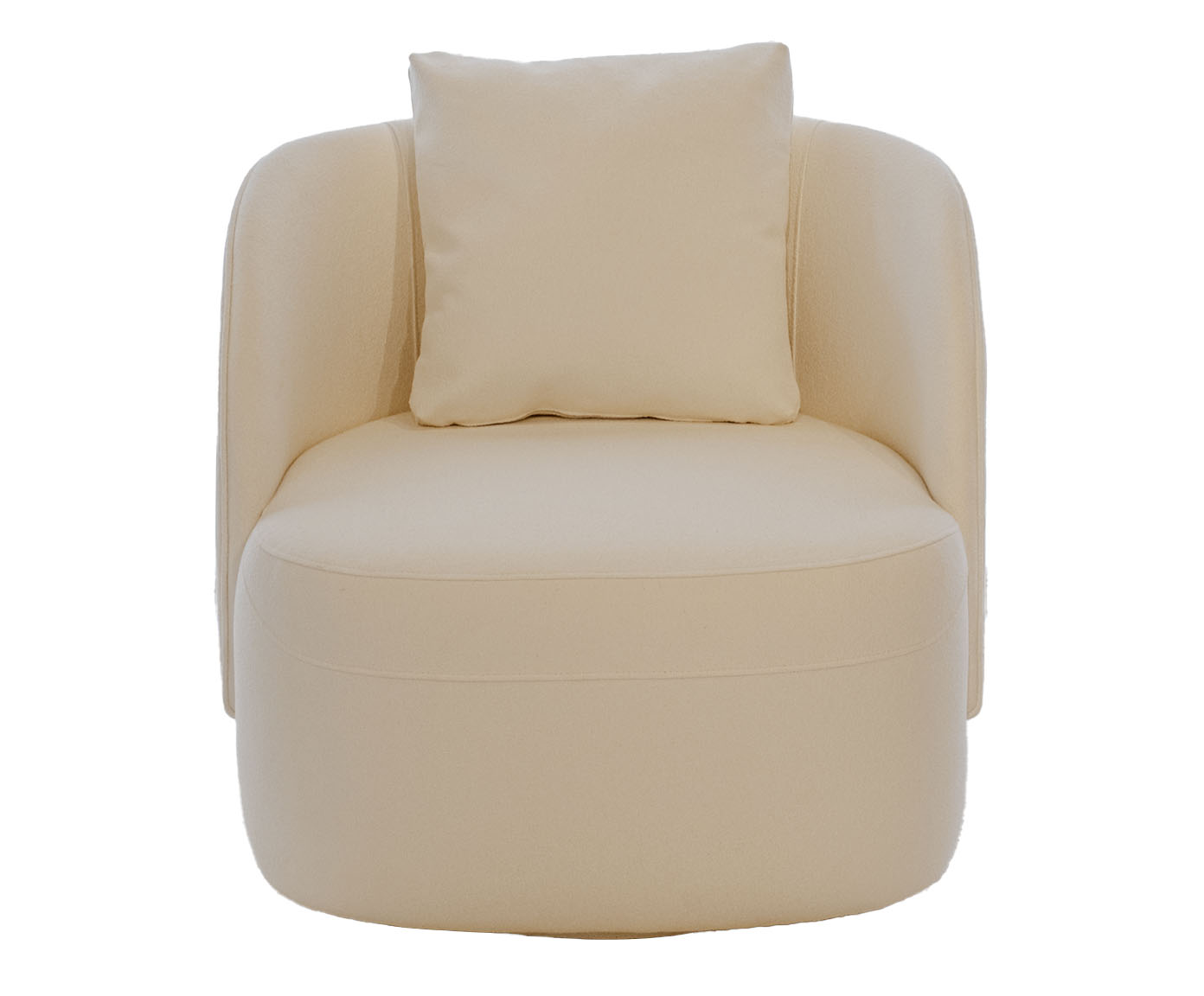 Poltrona Cheri&ecirc; Girat&oacute;ria Off-White - image 0